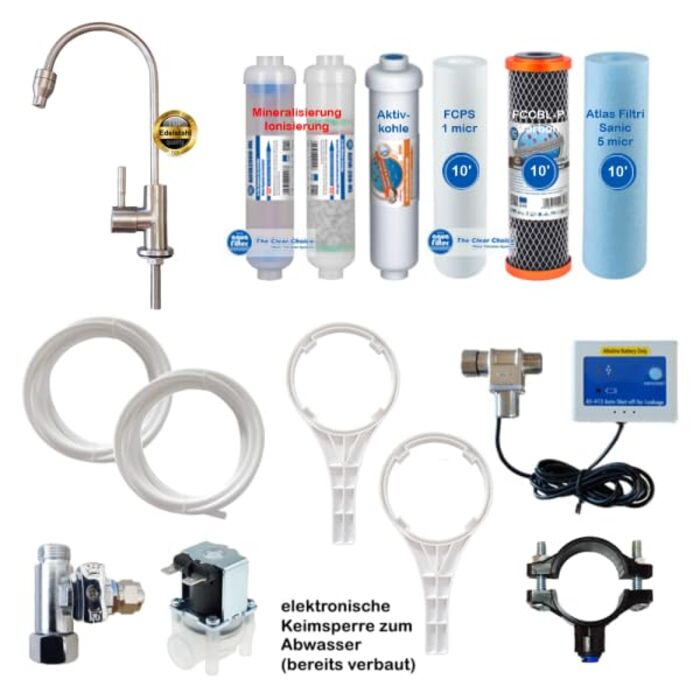 Система зворотного осмосу RETEC 1000 GPD Perfect Water No. 1 Ultimate Plus PRO Direct Flow резервуар не потрібен зворотний осмос фільтр для води фільтр для води питна вода зворотний осмос зворотний осмос