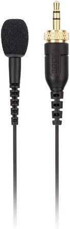 �DELink LAV професійний мікрофон на кліпсі для трансляцій, відеозапису, створення контенту та студійного використання (чорний) RØD