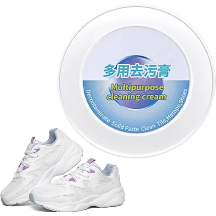 Білий крем для взуття White Shoe Cleaner White Shoes, для глибокого чищення спортивного взуття з брезенту та сітки 2 шт. и