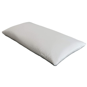Подушка зі швейцарської сосни 40x80 см - біла бавовняна саржа, з додатковою органічною вставкою - Подушка зі швейцарської сосни 40x80 см Плюс