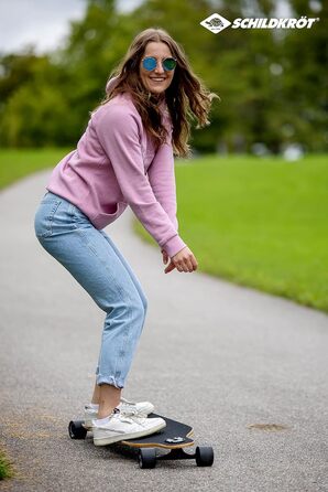 Лонгборд Schildkröt Freeride Cool Chimp 41" 9-шаровий клен drop-through ABEC-11 PU колеса 70x51 мм 88A повний компліт для фрірайду високих швидкостей німецький бренд понад 100 років оригінал 2025