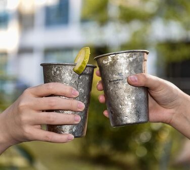 Мл титанова пивна кружка одношарова чашка кава чай кола чашка відкритий кемпінг подорожі легка чашка для води 12 унцій пікнік сад вечірка чашка фестиваль подарунок Ti3087D, 350