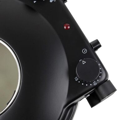 Піцайола зі стільницею з керамічного каменю Ø32 см і оглядовим вікном, два нагрівальні елементи max. 400C, з таймером