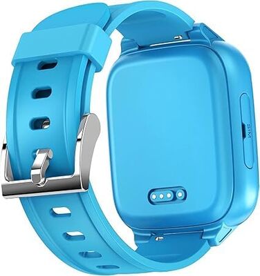 Дитячий телефон-годинник (із SIM-карткою) 4G, дзвінки, повідомлення, шкільний режим, функція SOS, GPS, камера, крокомір - вкл. безкоштовний 3-місячний контракт (СИНІЙ)