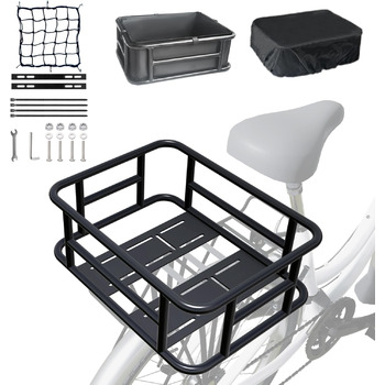 Задній велосипедний кошик HopesEager Pro, металевий
