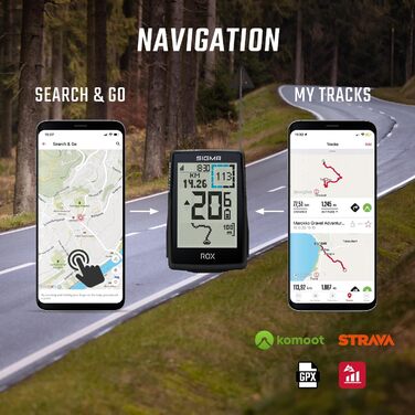 Велокомп'ютер SIGMA ROX 4.0 SE GPS, 2.4 дюйма, IPX7, Пластик/Електроніка, Чорний