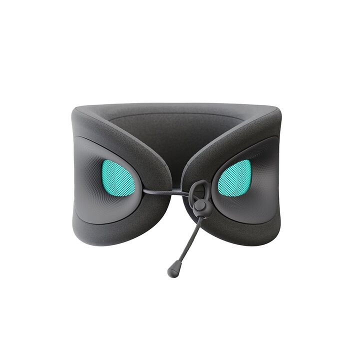 Дорожня подушка Cabeau для тривалих перельотів, Evolution X, підтримка шиї, піна з ефектом пам&39яті, комфортна для літака, поїзда та автомобіля (бірюзова)