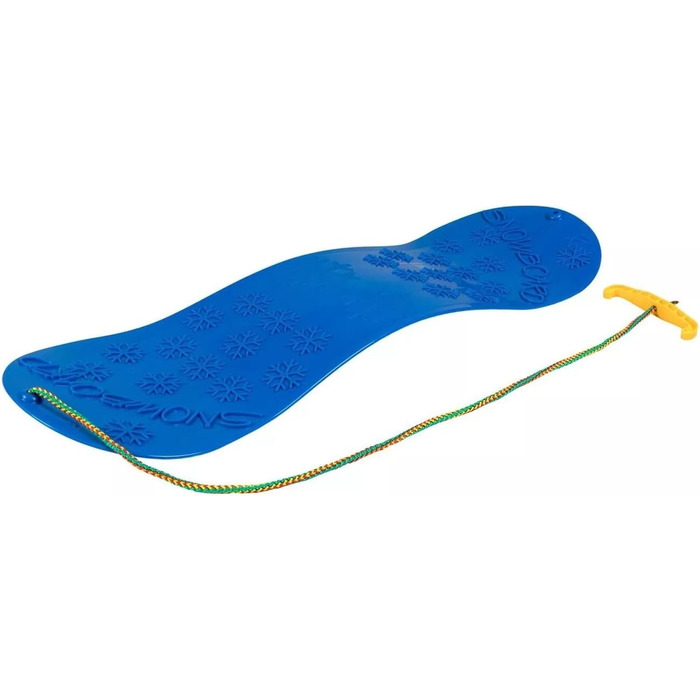 Сноуборд для дітей санки дошка 72см пластик з мотузковою ручкою пластик синій