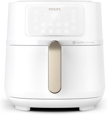 Фритюрниця Philips 5000 серії XXL, 7,2 л (1,4 кг) - 6 порцій, фритюрниця 16 в 1, підключення до Wi-Fi, на 90 менше жиру завдяки те