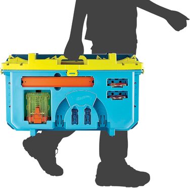 Коробка для швидкого старту з 30 частинами треків для епічних гонок і трюків - Включає практичні відділення для зберігання для діт