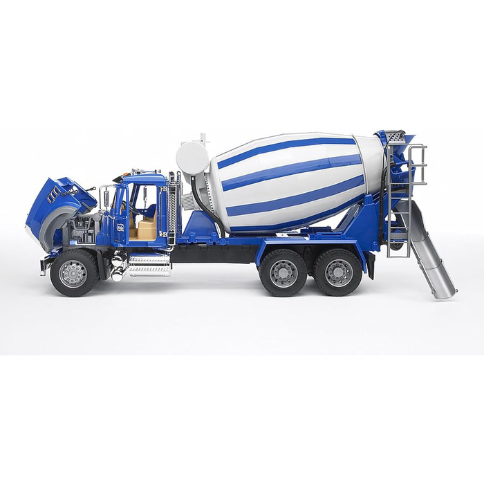 Автобетонозмішувач Mack Granite - 116 Бетономішалка, будівельна техніка, будівельний майданчик, вантажівка, автобетонозмішувач, вантажівка, транспортер, 02814 -