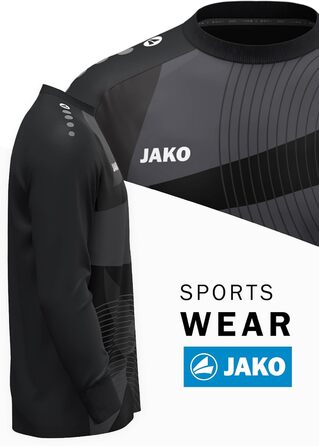 Воротарська футболка Jako унісекс для дітей, розмір 152, чорна