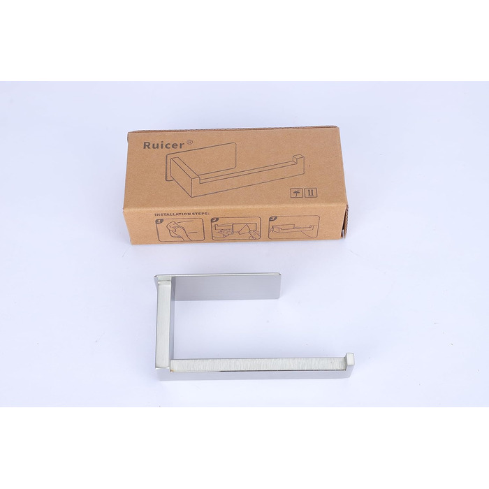 Тримач для туалетного рушника / тримач для туалетного рушника Без свердління, Самоклеючий тримач для туалетного рушника з нержавію