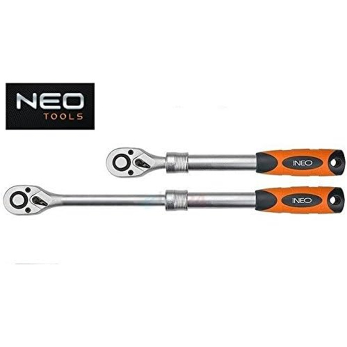 Телескопічна тріскачка NEO TOOLS 1/2 дюйма, 305-445 мм, 08-515