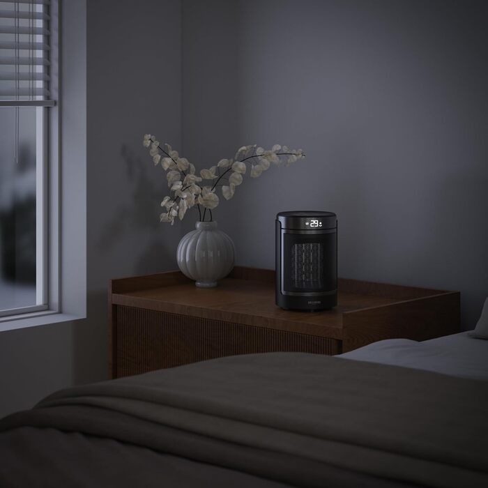 Тепловентилятор з дистанційним керуванням - Режим ECO для енергозберігаючої роботи - Коливання 50 - 2 рівні нагріву - Захист від перегріву та перекидання