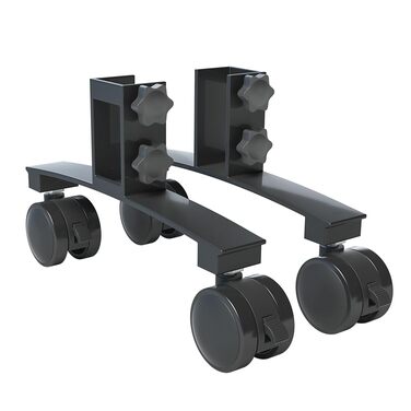 Універсальні підставки BR Bringer 2 шт. для інфрачервоних обігрівачів - Міцні підставки для окремого використання електричних обігрівачів - для різних марок та моделей - німецький якісний бренд (чорний)