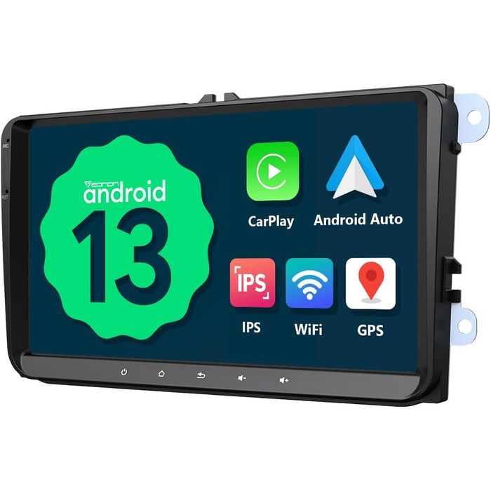 Автомобільне радіо Eonon 9 дюймів Android 13 для VW T5 Polo Golf Touran, сумісне з SEAT Skoda 232 ГБ CarPlay Android Auto GPS Bluetooth USB EQ WiFi Дзеркальне відображення екрана SWC VWA13
