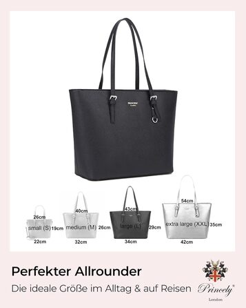 Стильна жіноча сумочка - Простора сумка на блискавці з внутрішніми відділеннями M Black