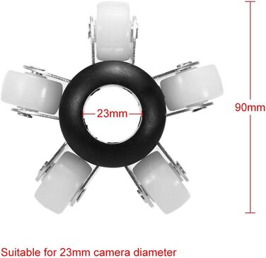 Захисний кожух Lixada для трубопровідної камери 23 мм, 90 мм