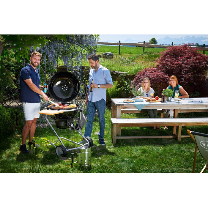 Розпалювач димоходу RSLE, високоякісна запальничка для вугілля з нержавіючої сталі, іскрогасник, ручка з теплозахисною пластиною,