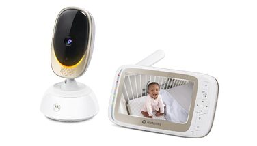 Дитячий телефон Motorola з камерою - Baby Monitor VM85 Connect - Внутрішня камера спостереження з кольоровим дисплеєм - Керування