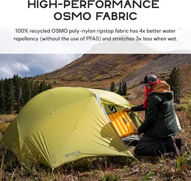 Ультралегкий туристичний намет NEMO Dragonfly OSMO на 3 особи