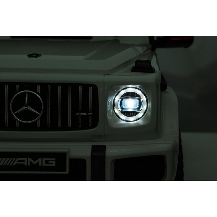 Дитячий електромобіль FINOOS Mercedes G63 AMG XL, 24V, 4х4 електричний дитячий автомобіль з пультом дистанційного керування, шкіря