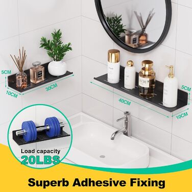 Душова полиця Amyzavls Душова полиця 2 шт. Душова полиця без свердління Душова корзина Самоклеюча полиця для ванної кімнати з нерж