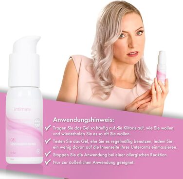Гель-лубрикант Intimate Gel Sensibilisierend, 50 мл, для жінок у період менопаузи