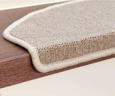 Килимки для сходів Kettelservice-Metzker Rambo - різні набори, варіанти та кольори (14 шт. , бежевий)