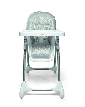 Стільчик для годування Mamas & Papas Snax, регульований, складний зі знімною обідньою дошкою, сірий в крапку