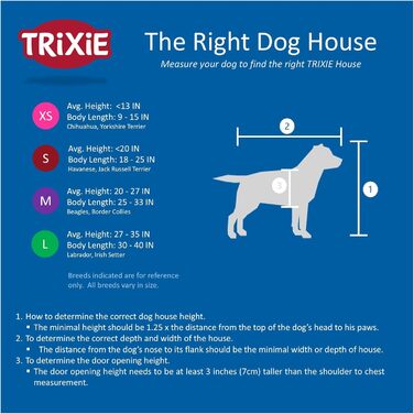 Всепогодна складна собача будка &39natura Dog House Classic Flat Roof, SM 85 58 60 см, коричнева&39 - 39551
