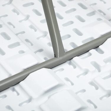 Складаний стіл Невеликий кемпінговий стіл Складаний стіл 2,5 фута/76x50 см Портативний садовий стіл Балконний стіл Складаний стіл Обідній стіл для кухні Барбекю Кейтеринг Вечірка, Білий стіл 76 см * 50 см