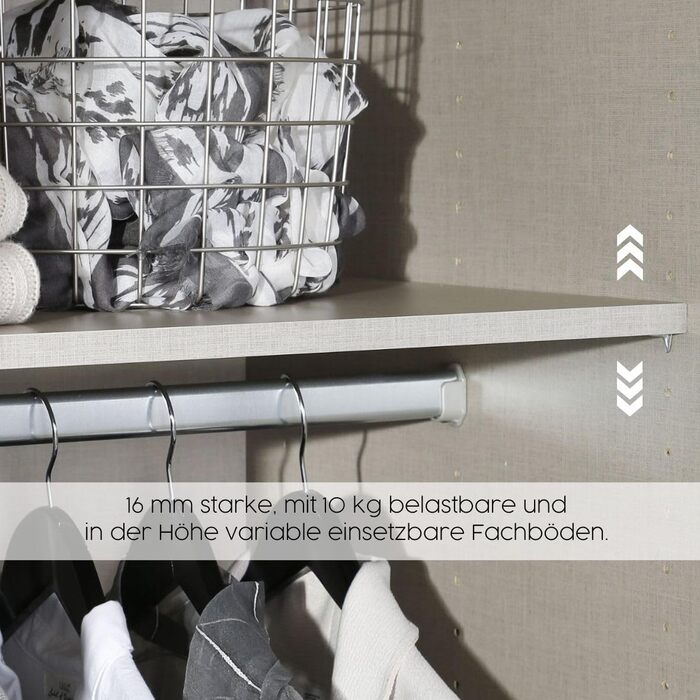 Меблі Rauch Alabama, шафа для спальні, дитячої кімнати, вітальні, гардеробної, передпокою, 7-дверна, з основними аксесуарами, колір білий, ширина 315 см