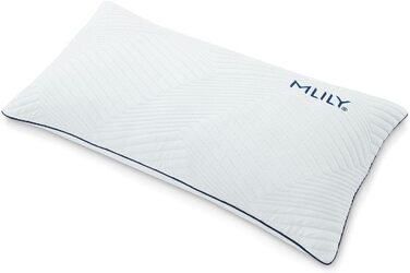 Подушка MLILY від Bestschlaf Lono, зручна в&39язкоеластична подушка розміру XXL, універсальне використання, знімний чохол Seaqual, який можна прати, сертифікована Oeko-Tex та CertiPur