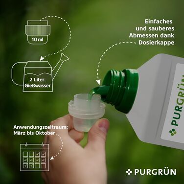 Гідропонне добриво Purgrn 1 л Швидкодіюча мінеральна формула Преміальне рідке добриво з мікроелементами NPK 736 Зміцнює резистентність Для здорового росту