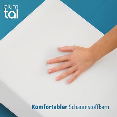 Ергономічна подушка для ніг Blumtal - Регульована по висоті подушка для важких ніг - Підтримуюча подушка для дорослих - Подушка для підняття ніг - Подушка для ніг від вен з чохлом, який можна прати, сірого кольору