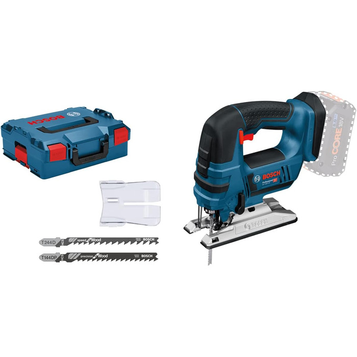 Акумуляторний лобзик Bosch Professional 18V System GST 18V-LI B (версія для підвішування, глибина різання деревини/алюмінію/металу