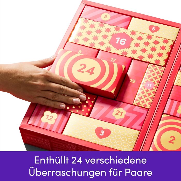 Адвент-календар Womanizer 2025 для пар, 24 інтимні сюрпризи