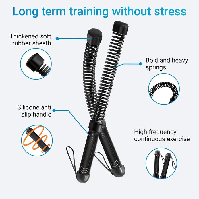 Бойові скакалки, обтяжені тренувальні скакалки тихе та компактне фітнес-рішення для домашнього використання. Легка конструкція, яка водночас випромінює потужність і однаково підходить для жінок.