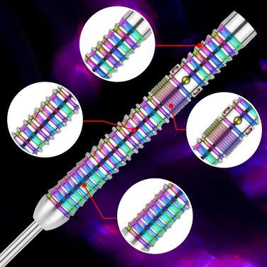 Дротики WIN.MAX з металевим наконечником, 90 вольфрам, 3 шт. и, сталеві дротики з 90 вольфраму, 18-28 грамів, професійні сталеві дротики з металевими наконечниками, різнокольорові сталеві дротики, 24 г
