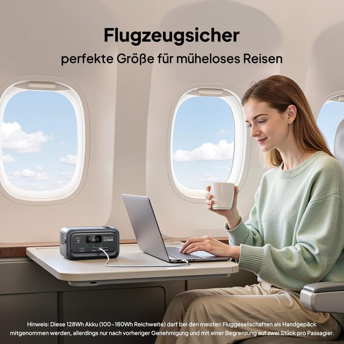 Портативна міні-електростанція BLUETTI Elite 10, акумулятор LiFePO4 ємністю 128 Втгод з розеткою змінного струму 200 Вт, резервне джерело безперебійного живлення 10 мс, сонячний генератор зі швидкою зарядкою для кемпінгу, подорожей, активного відпочинку н