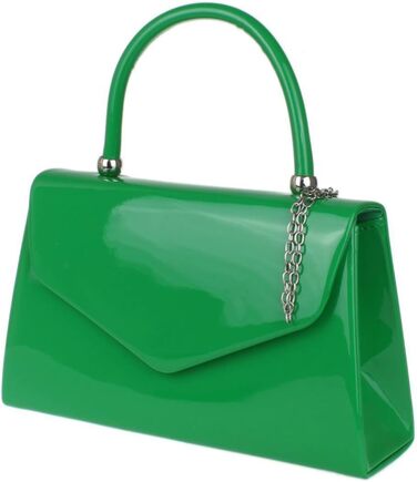 Жіночі сумочки-клатчі, твердий міні-валіза, зелений колір