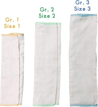 Органічні бавовняні підгузники avo cado розмір 2 - вміст 10 шт. - підходять до одного розміру штанів для тканинних підгузників - 1