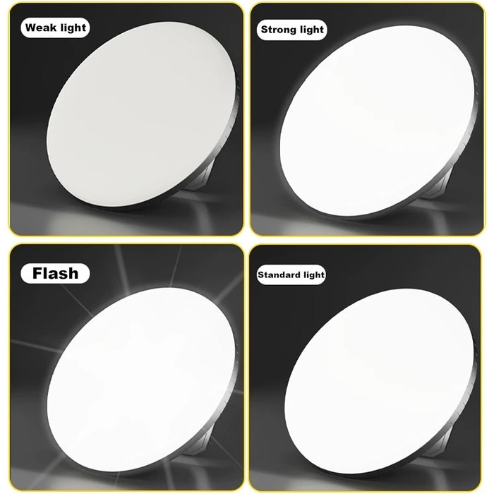 Портативний ліхтар сонячний світильник для намету 1600 люмен Водонепроникний світлодіодний ліхтар для піших прогулянок, походів, використання на свіжому повітрі, саду, подвіря, патіо, балкона, сріблястий