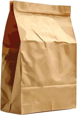 Біорозкладні паперові пакети pely 100 PEL8747, сертифіковані Blue Angel, 10 літрів, 10 пакетів в упаковці. 10 упаковок в коробці