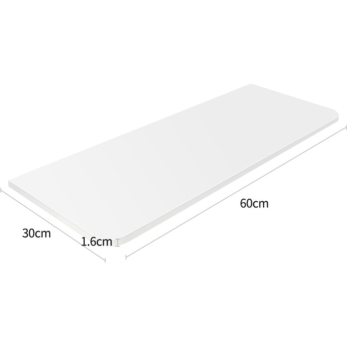 Складаний невидимий обідній стіл, плаваючий комп&39ютерний стіл, складна настінна перукарня, тумба під туалетний столик (60 * 30 * 1,6 см - білий)