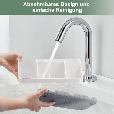 Тримач для зубної щітки для органайзера для ванної кімнати, тримач для електричної зубної щітки та зубної пасти, органайзер для ванної кімнати та сімї на 7 отворів (білий)