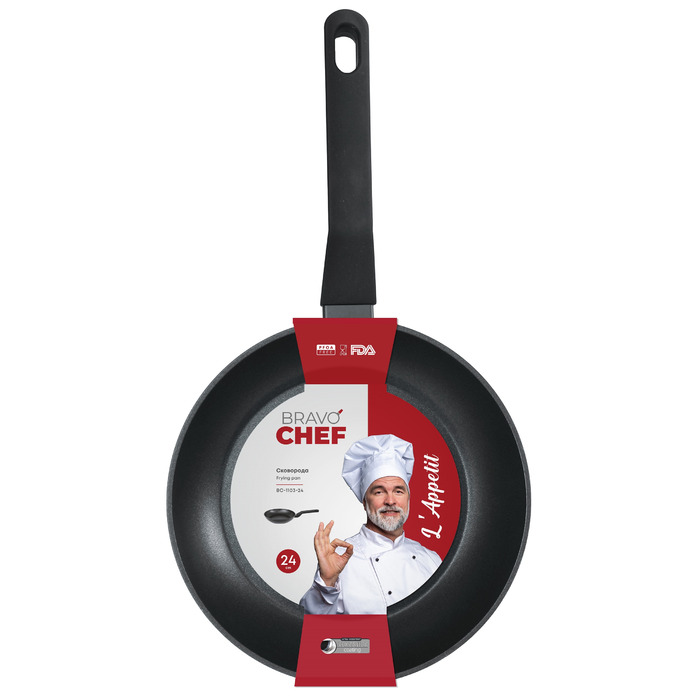 Сковорода Bravo Chef L'Appetit, 24 см (6909314)