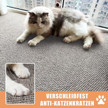 Килимок для внутрішніх приміщень, що вловлює бруд, 80x100 см, нековзний килимок для зовнішнього та внутрішнього використання, що миється, водонепроникний вхідний килимок, абсорбуючий килимок для вхідних дверей та дверей (сірий, 80 x 100 см)